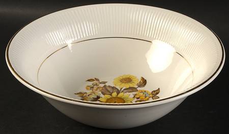 Sunflower 8" Round Vegetable Bowl