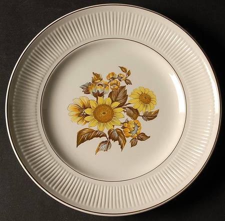 Sunflower Luncheon Plate