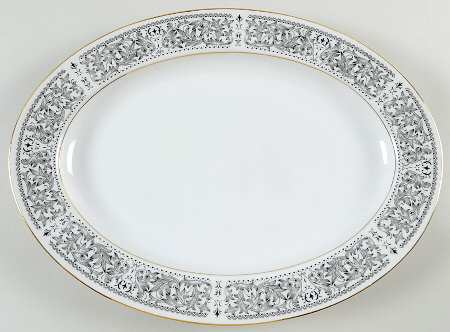 Ambassador 14" Oval Serving Platter