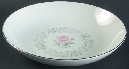 Bridal Rose Coupe Soup Bowl