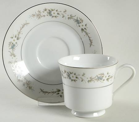 Devon Footed Cup & Saucer Set