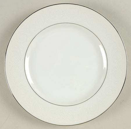 Platinum Lace Salad Plate