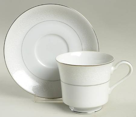 Princess Footed Cup & Saucer Set