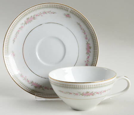 Rosemount Flat Cup & Saucer Set