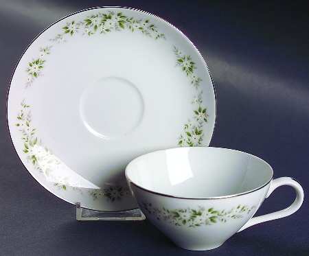 Springdale Flat Cup & Saucer Set
