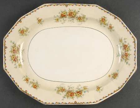 Lady Patricia 14" Oval Serving Platter