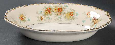 Lady Patricia 8" Oval Vegetable Bowl