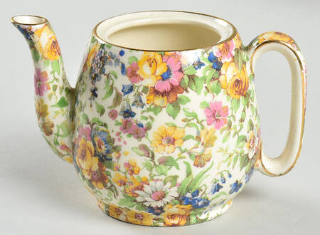 Bedale (Gold Trim) Individual Breakfast Set Teapot-No Lid