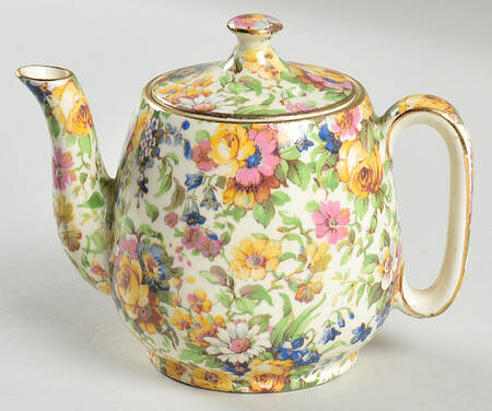 Bedale (Gold Trim) Individual Breakfast Set Teapot & Lid