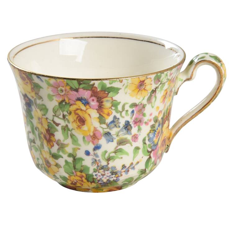 Bedale (Gold Trim) Flat Cup