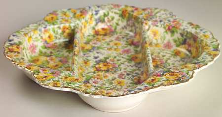 Bedale (Gold Trim) 3-Part Relish