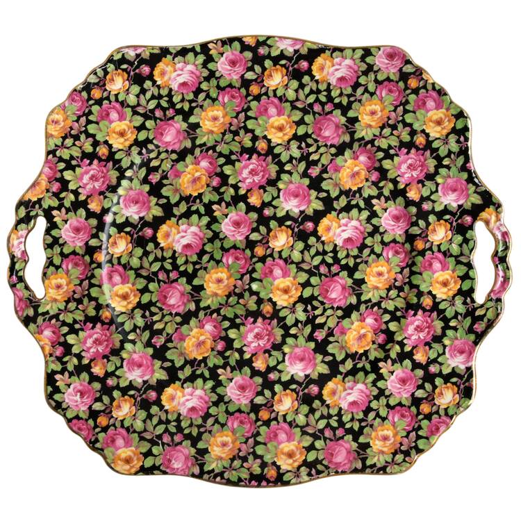 Beeston Square Handled Cake Plate by Royal Winton