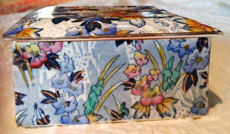 Blue Jade Candy Box & Lid