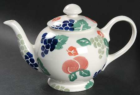 Bordeaux Teapot & Lid