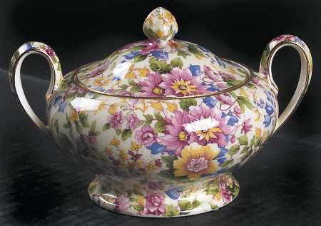 Cheadle Albans Sugar Bowl & Lid