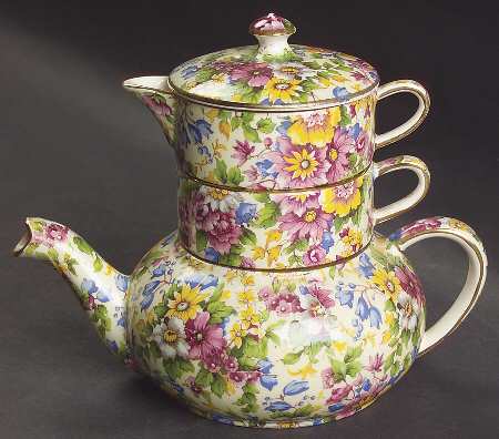 Cheadle Mini Teapot Stacking Set (Creamer, Sugar)