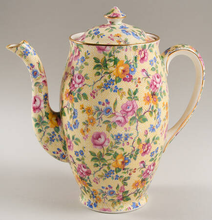 Clevedon Albans Shape Coffee Pot & Lid
