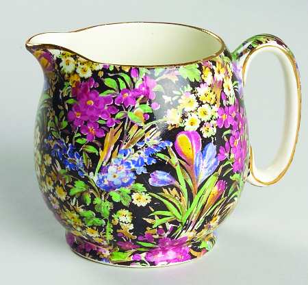 Crocus Black Countess Creamer