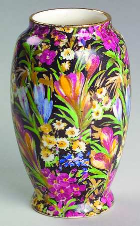 Crocus Black 3" Vase