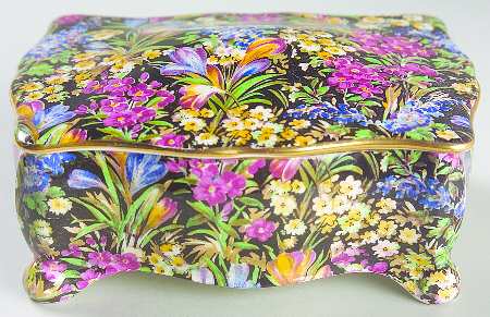 Crocus Black Small Candy Box