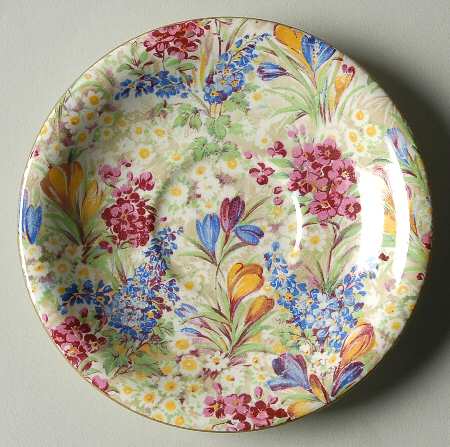 Crocus White Saucer for Demitasse Cup