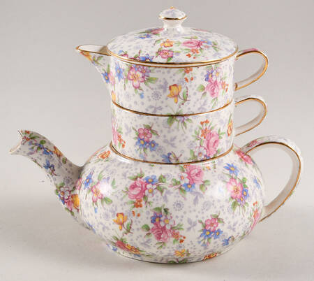 Eleanor Mini Teapot Stacking Set (Creamer, Sugar)