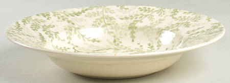 English Fern Large Rim Soup Bowl by Royal Winton