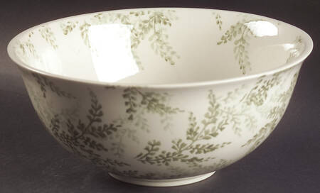 English Fern 10" Large Salad Serving Bowl