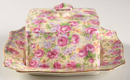 English Rose Covered Butter/Cheese