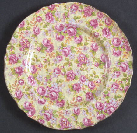 English Rose Dessert/Pie Plate