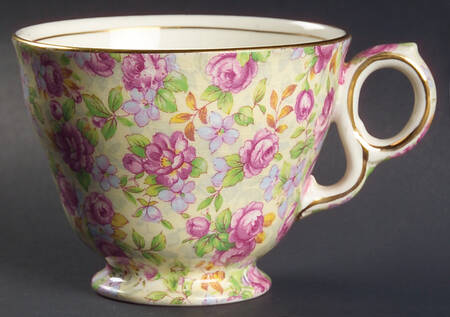 English Rose Footed Cup