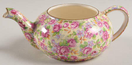 English Rose Mini Stacking Teapot No Lid