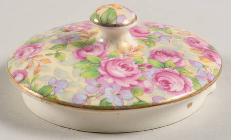 English Rose Lid for Mini Stacking Teapot