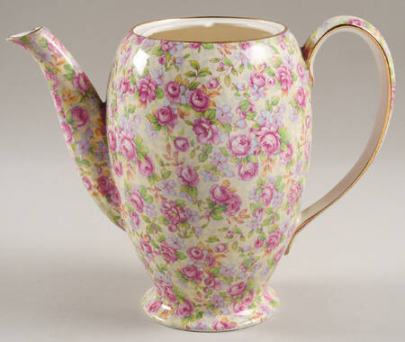 English Rose Albans Coffee Pot No Lid