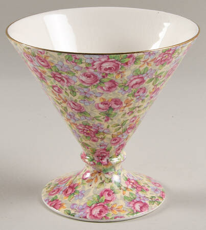English Rose Candy Jar No Lid