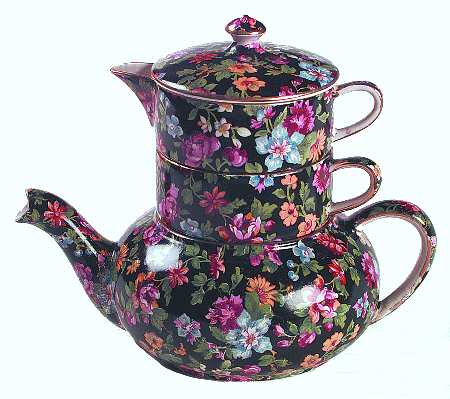 Esther Mini Teapot Stacking Set (Creamer, Sugar)