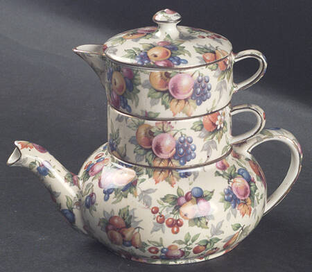 Evesham Mini Teapot Stacking Set (Creamer, Sugar)