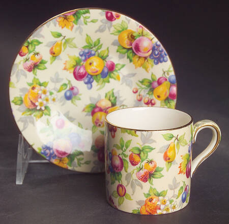 Evesham Flat Demitasse Cup & Saucer Set