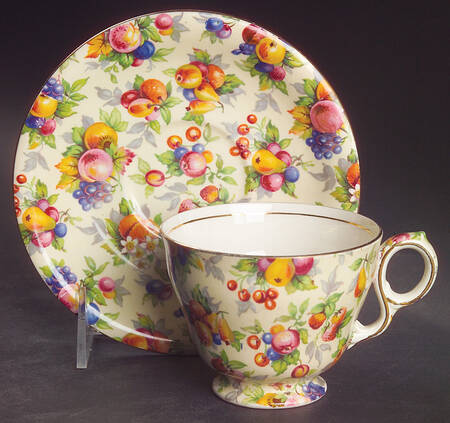 Evesham Footed Cup & Saucer Set