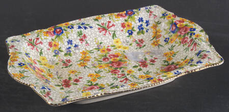 Fireglow (White Background) Pickle Dish