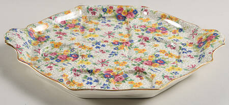 Fireglow (White Background) 6-Piece Breakfast Set, Tray Only by Royal Winton