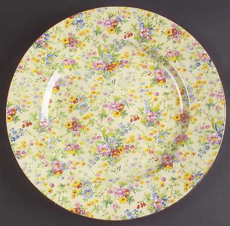 Floral Feast Bread & Butter Service Plate (Chop Plate)