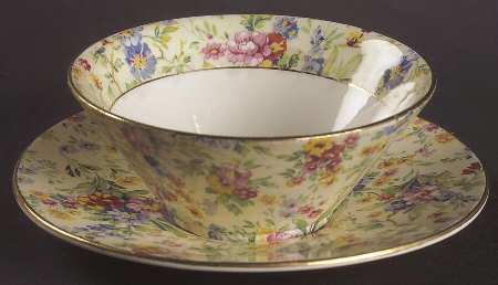Floral Feast Mayonnaise Bowl & Underplate