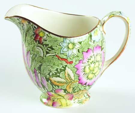 Floral Garden Green Albans Creamer