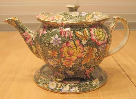 Floral Garden Green Tea Tile