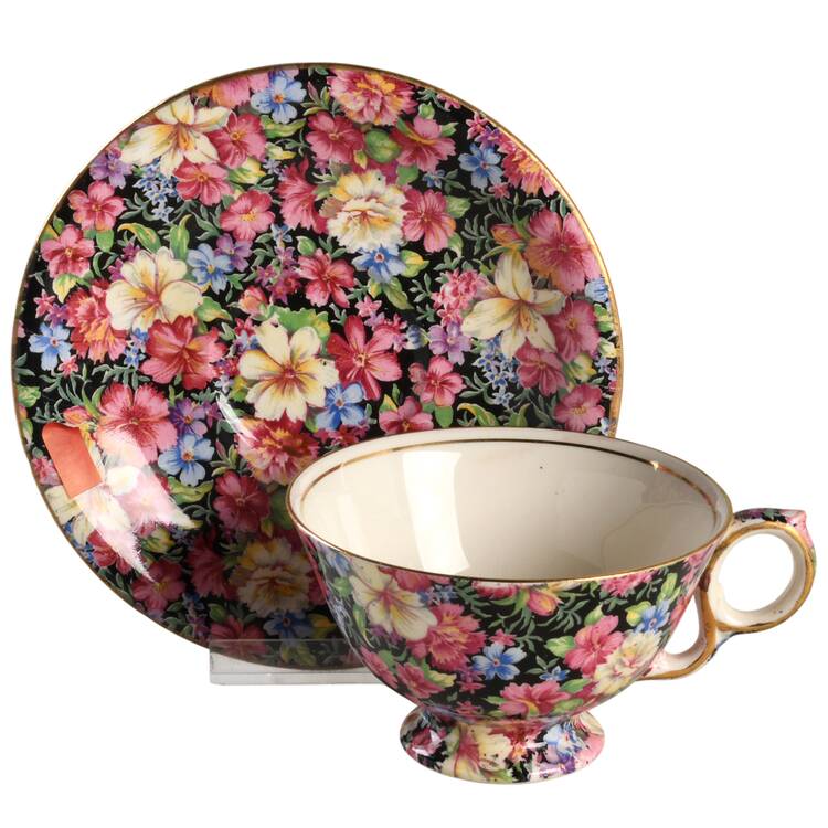 Florence (Disc. 1963) Footed Cup & Saucer Set