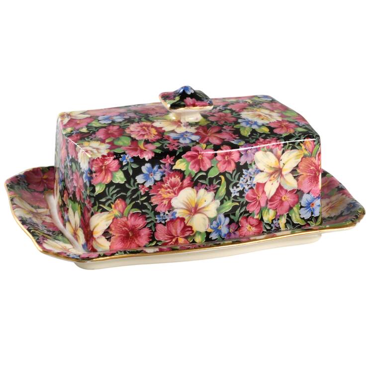 Florence (Earthenware, Circa 1995) 1/4 Lb Covered Butter