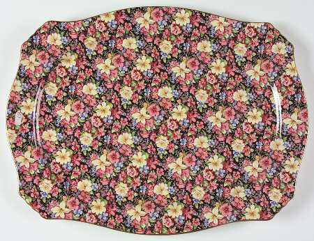 Florence (Earthenware, Circa 1995) 18" Oval Serving Platter