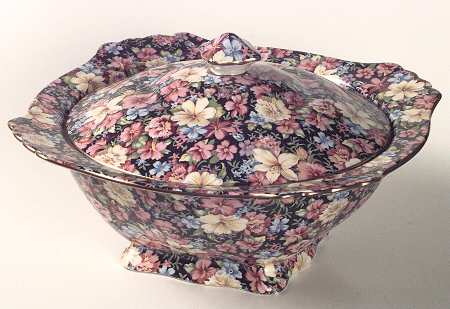Florence (Earthenware, Circa 1995) Square Covered Vegetable