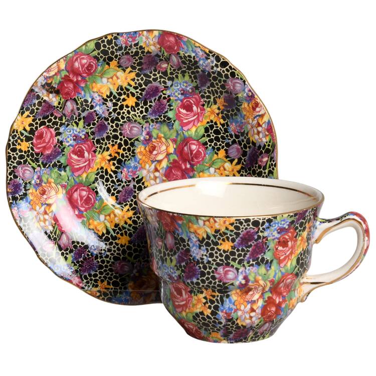 Hazel Flat Cup & Saucer Set